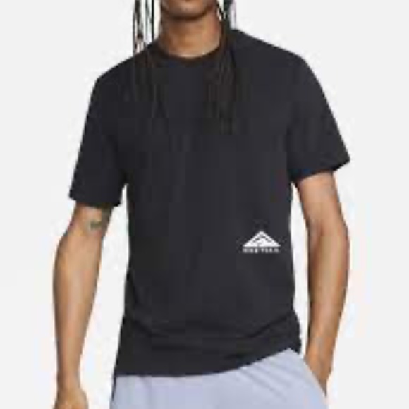 Nike mens Dri-fit Trail 365 Top black - Picture 1 of 5